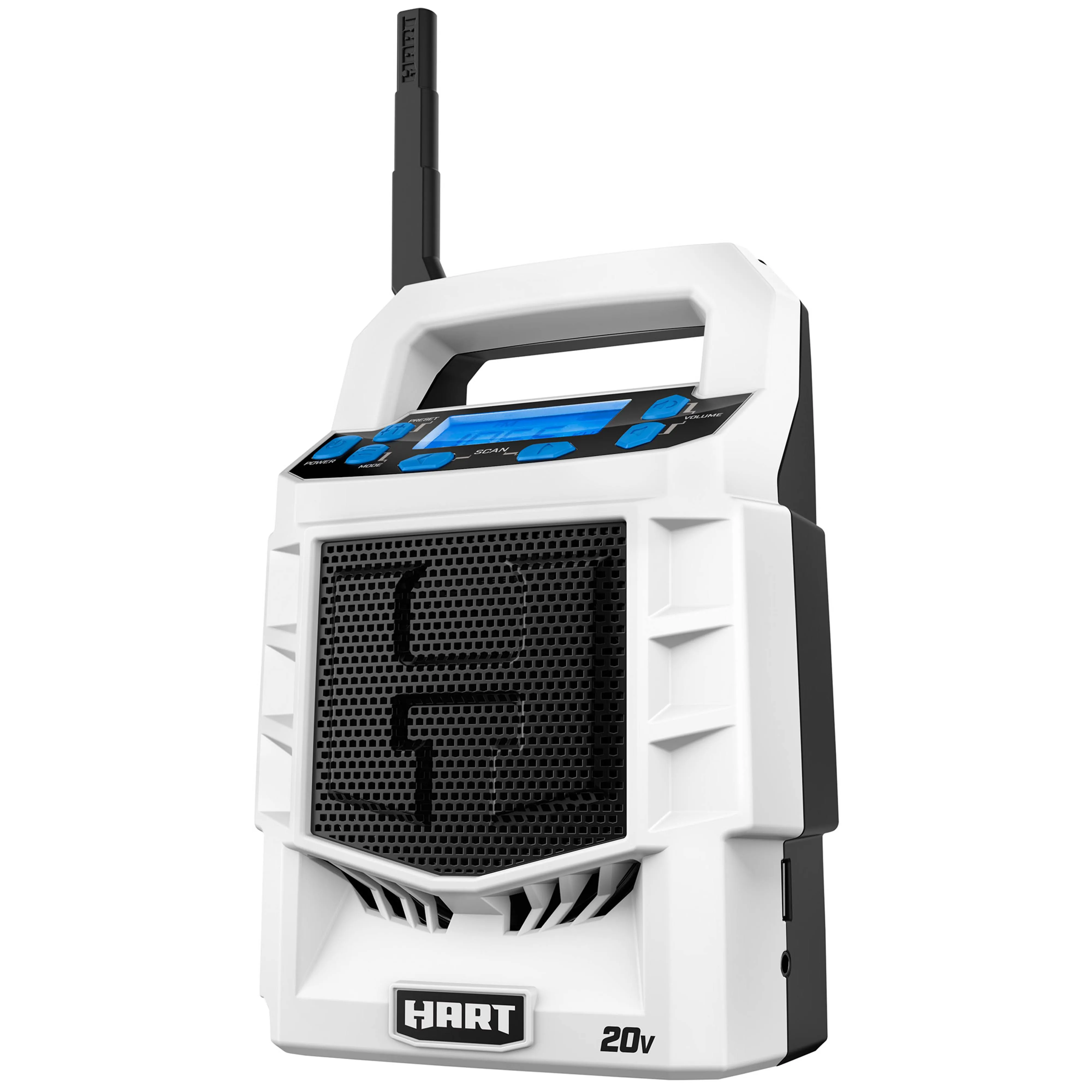 Hart 20V Bluetooth Radio - White (hpad01)