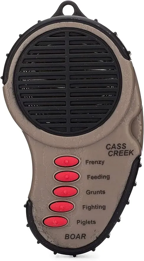 Cass Creek Ergo Boar Call Handheld Electronic Game Call, CC034, Compact Design, 5 Calls in 1, Expert Calls for Everyone