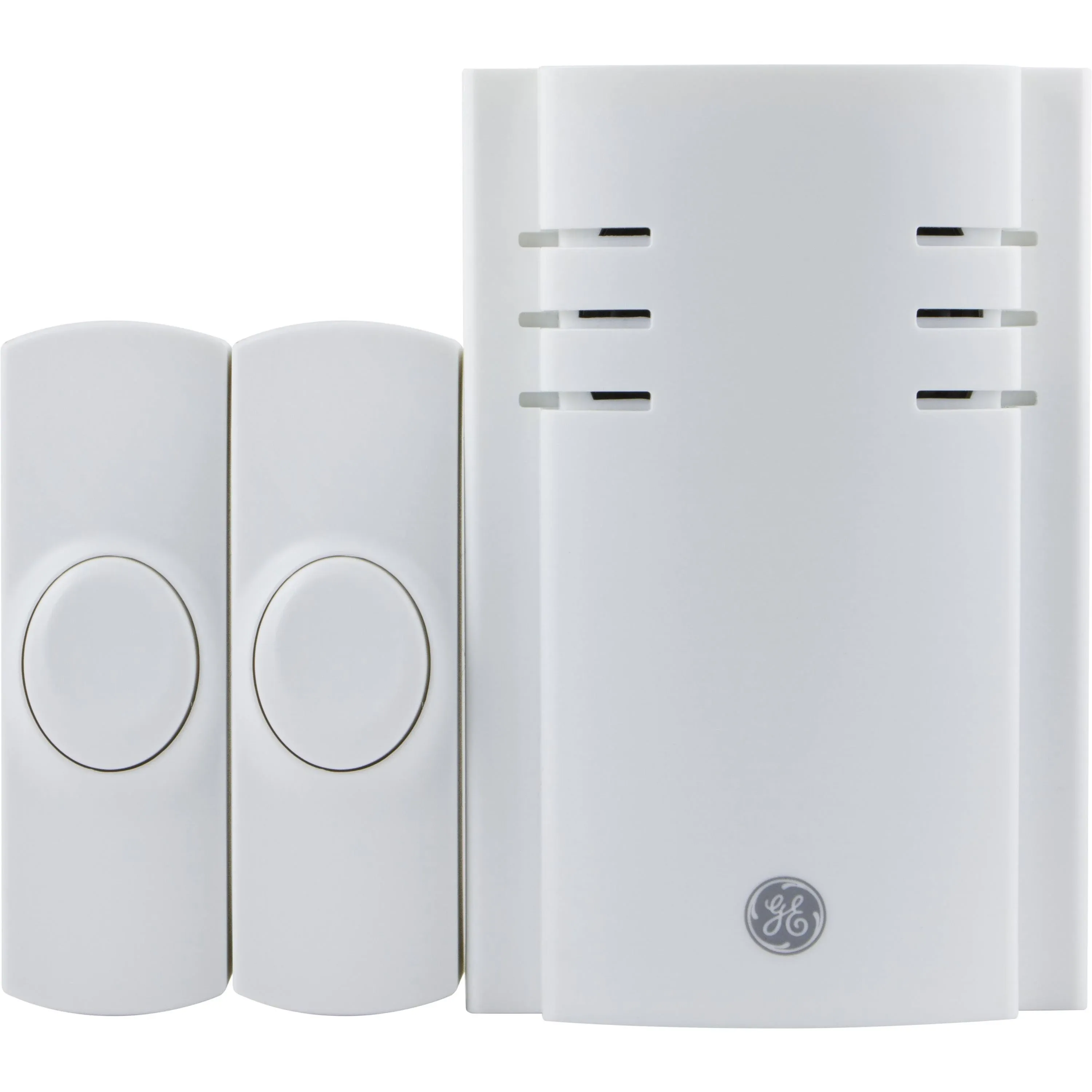 GE 19300 Wireless Smart Door Chime, White (JAS19300)