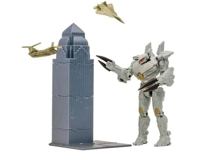 Pacific Rim McFarlane Toys Striker Eureka (Jaeger) 4" Scale Figure Playset with Comic