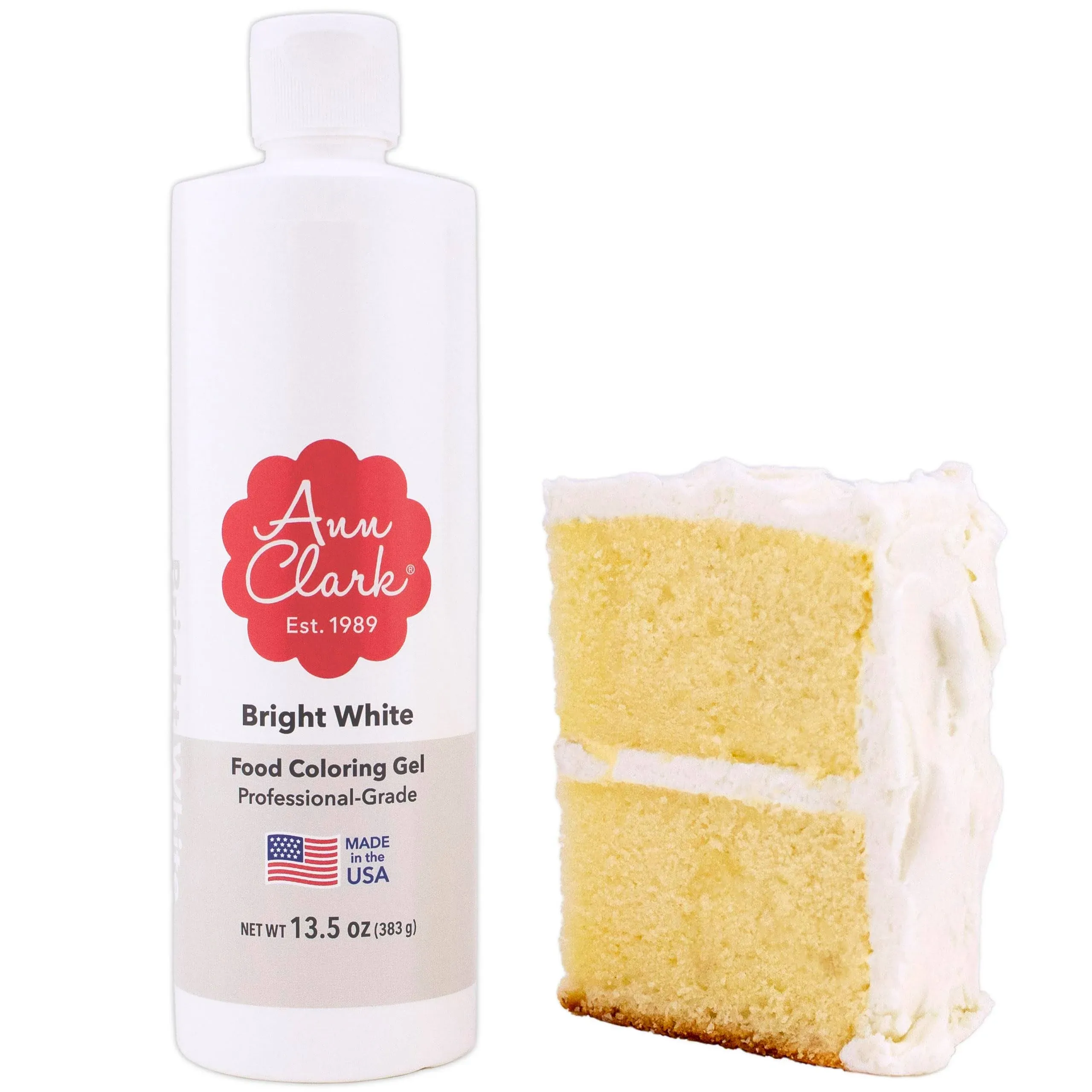 Ann Clark Bright White Food Coloring Gel Extra Large