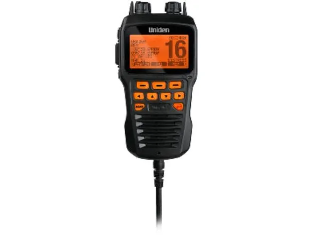 Uniden Remote Mic f/UM725 VHF Radios - Black