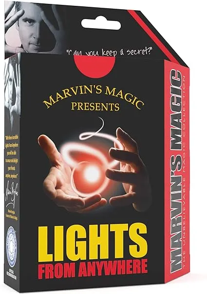 Marvin's Magic - Lights From Anywhere - Teen & Adult Edition - Professional Adult Tricks Set - Amazing Magic Tricks For Teens & Adults - Includes Light Props and Instructions