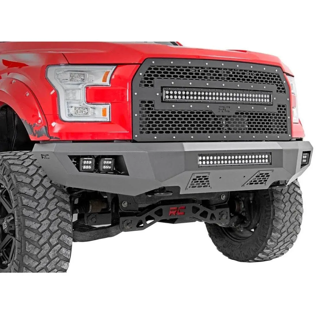 Rough Country 10770 Heavy Duty Front LED Bumper