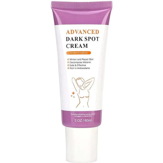 Intimate Area Skin Lightening Cream, Skin Bleaching Cream for Private Area, Natural Skin Whitening Cream for Underarms, Knees, Elbows, Inner Thigh, Bikini Line, Armpit, Dark Spot Corrector Cream