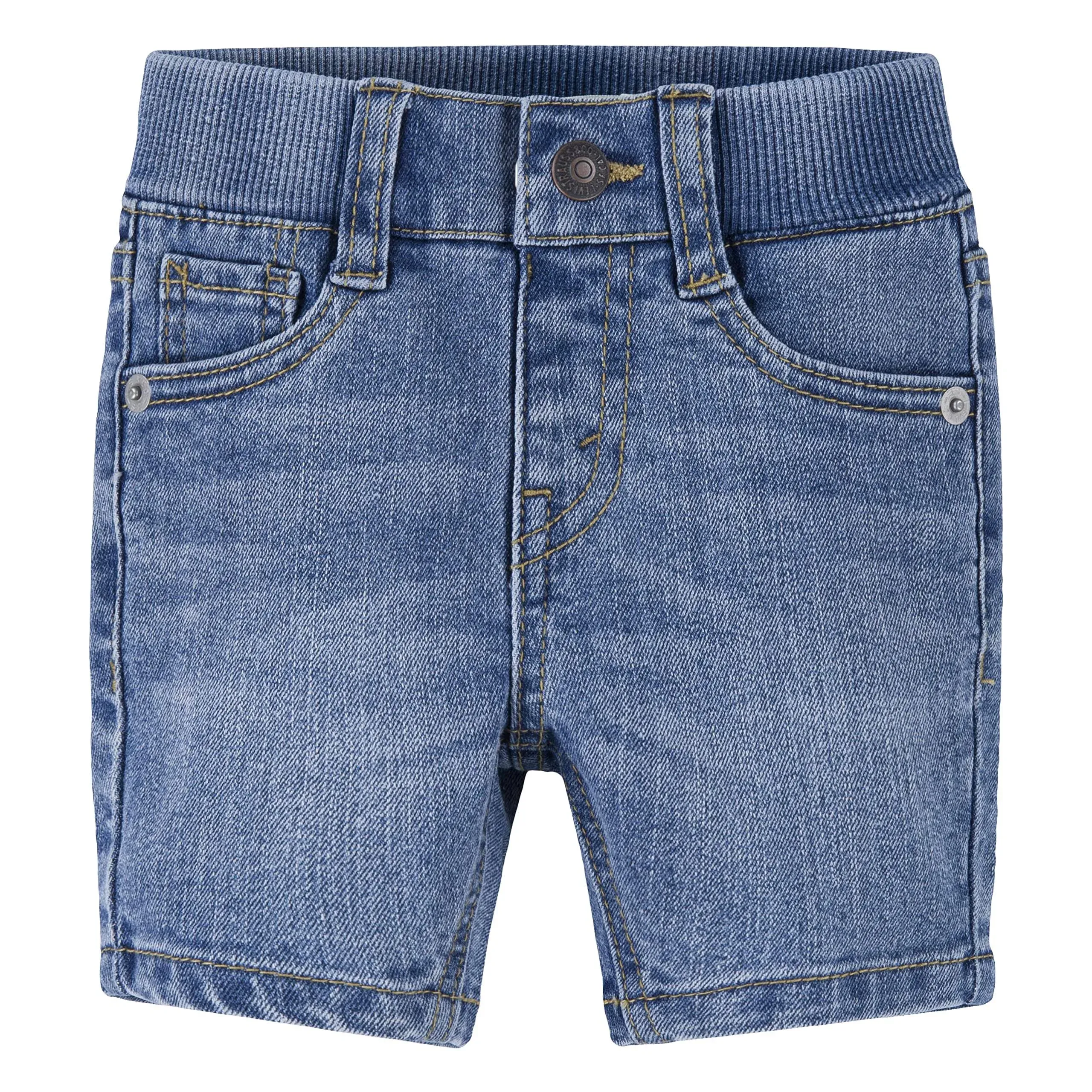 Levi's Baby Boys' Pull-On Denim Shorts - Medium Blue, 18 Months