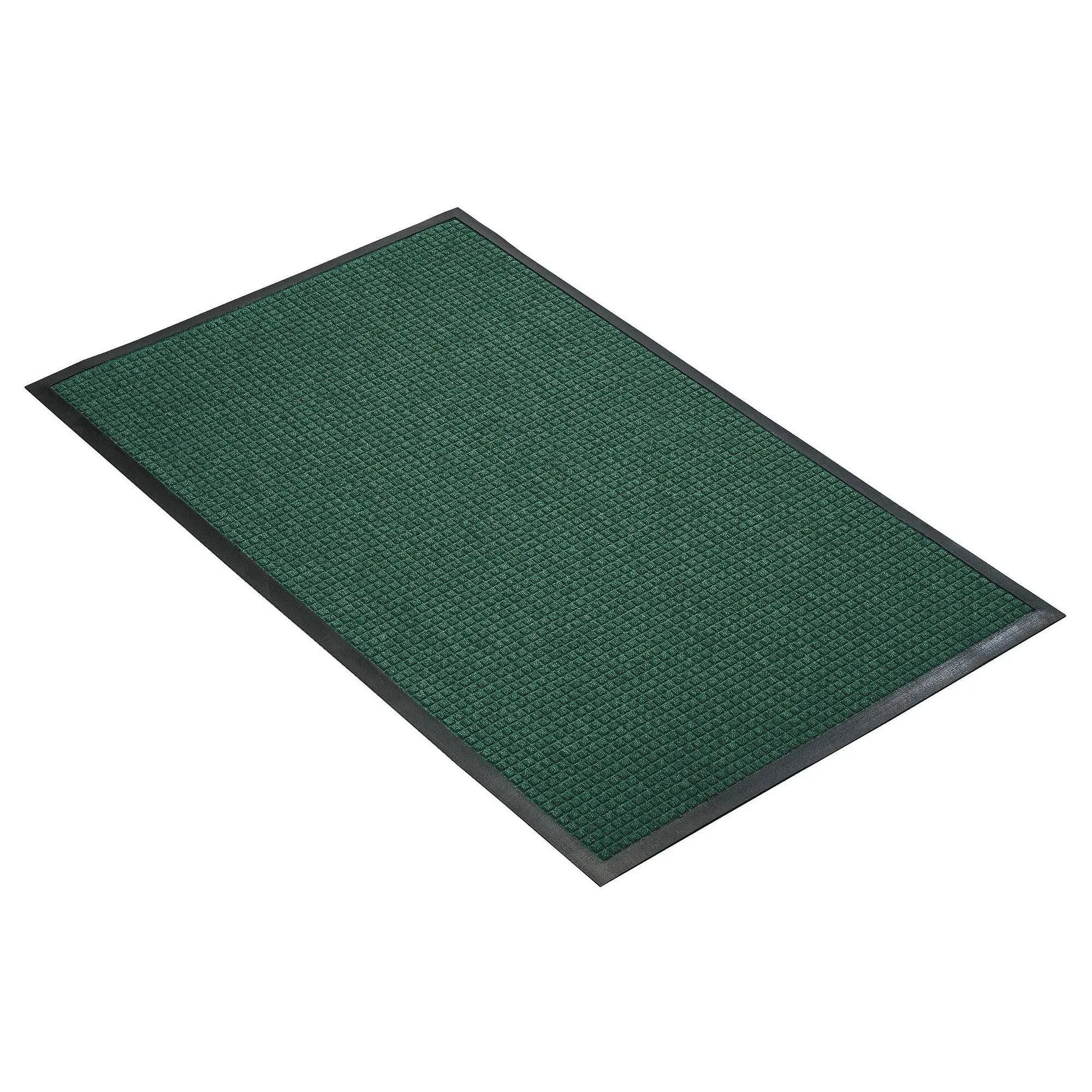 NoTrax® 166S0034GN Guzzler™ Scraping and Moisture Trap Entrance Mat, 3/8 in x 3 ft W x 4 ft L, Polypropylene/Rubber, Hunter Green