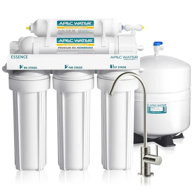 APEC Water Systems ROES-100 Essence Series Top Tier 5-Stage Certified Ultra Safe Reverse Osmosis Drinking Water Filter System…