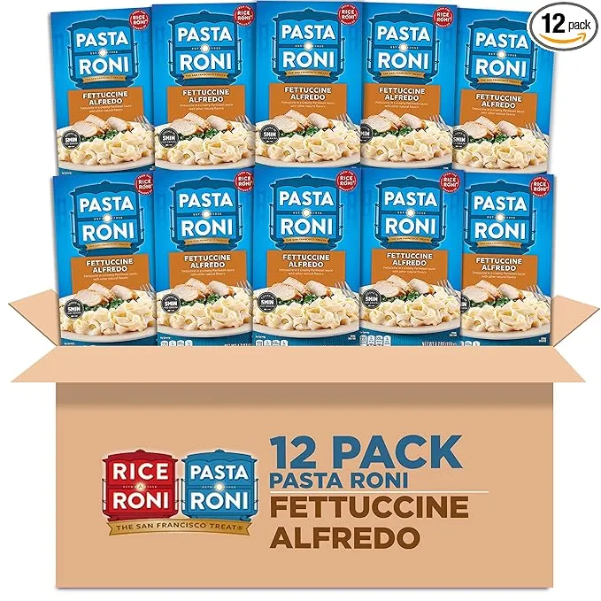 Pasta Roni Garlic Alfredo Fettuccine, 4.7 Ounce (Pack of 12)