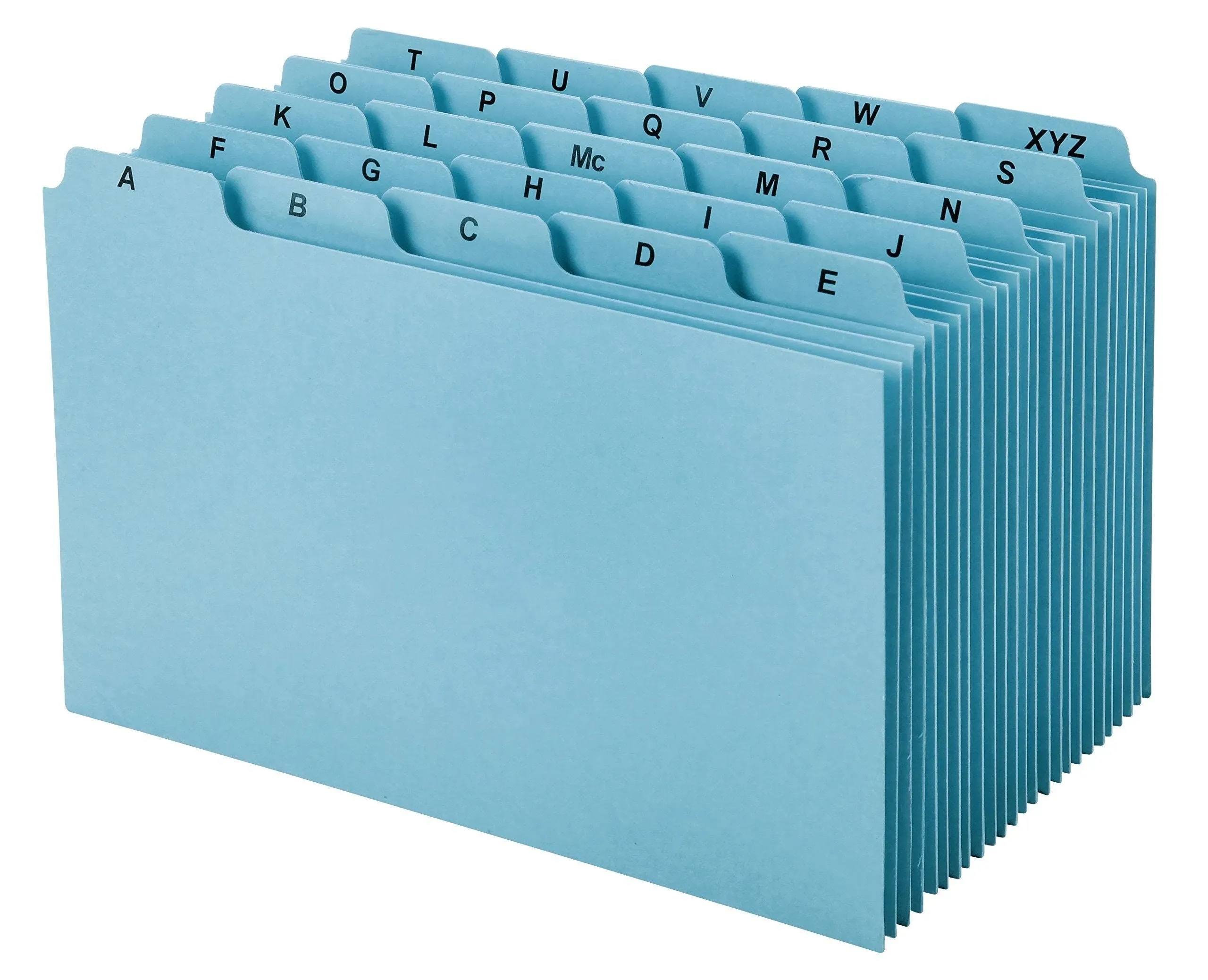 Oxford A-Z Tabs Index Card Guides, Blue