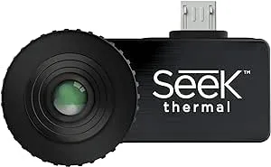 Seek Thermal Compact – All-Purpose Thermal Imaging Camera for Android MicroUSB, Black (UW-AAA)