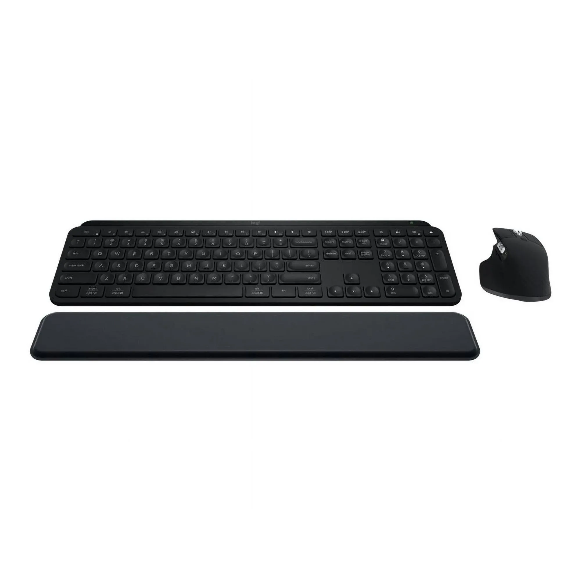 Logitech MX Keys S Combo Low-Profile Wireless Keyboard + MX Master 3S Wireless Mouse - (Black)