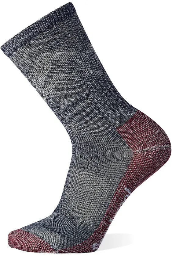 Smartwool Hike Classic Edition Light Cushion Mountain Pattern Crew Socks