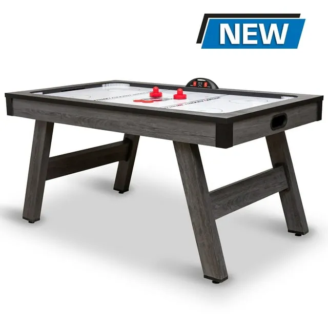 "EastPoint 60"" Full-Size NHL Licensed Apollo Hover Hockey Table and Indoor Game with LED Scoring, GlazeTek Surface and Power Corner Inserts"