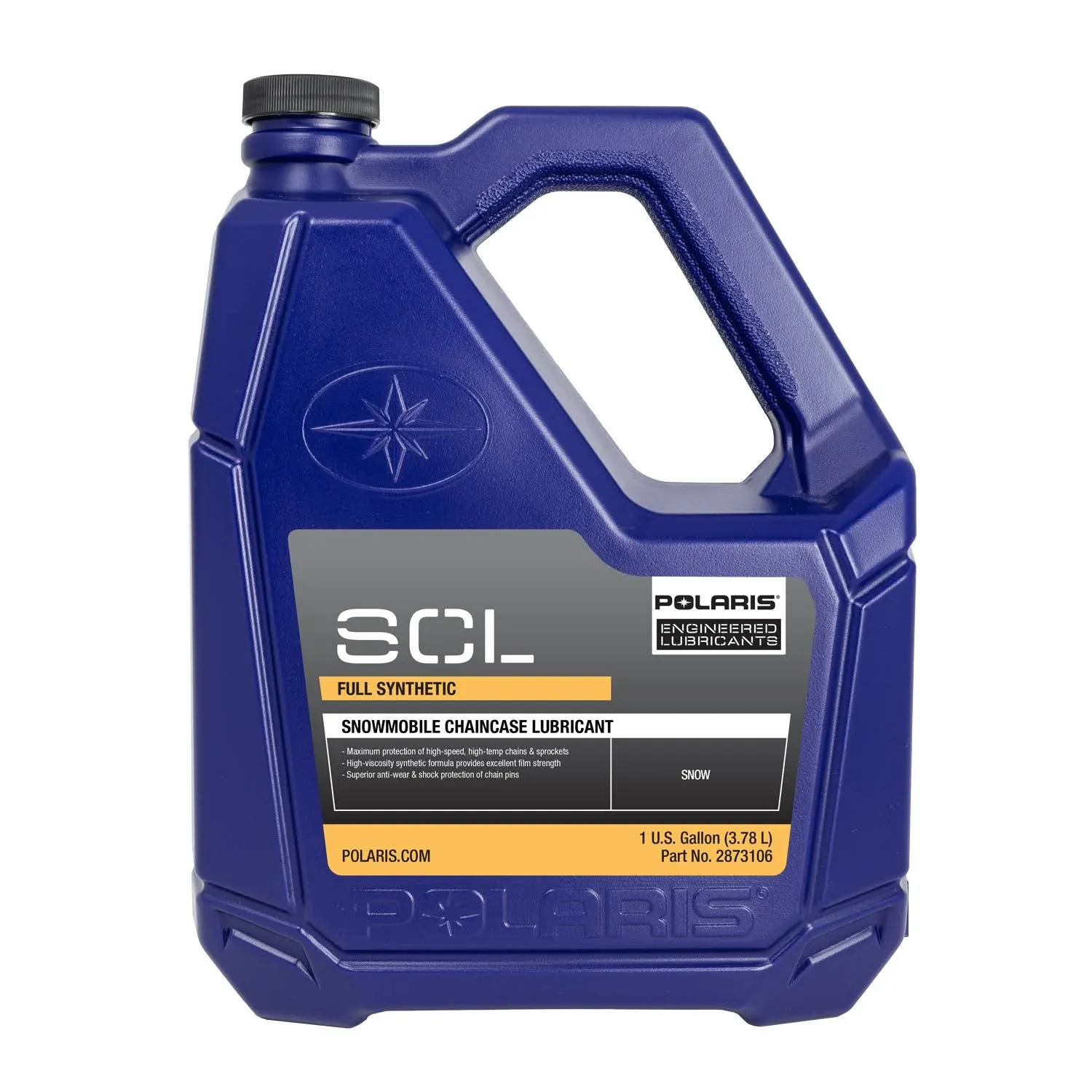 Polaris 2873106 SCL Full Synthetic Snowmobile Chaincase Lubricant 1 Gallon