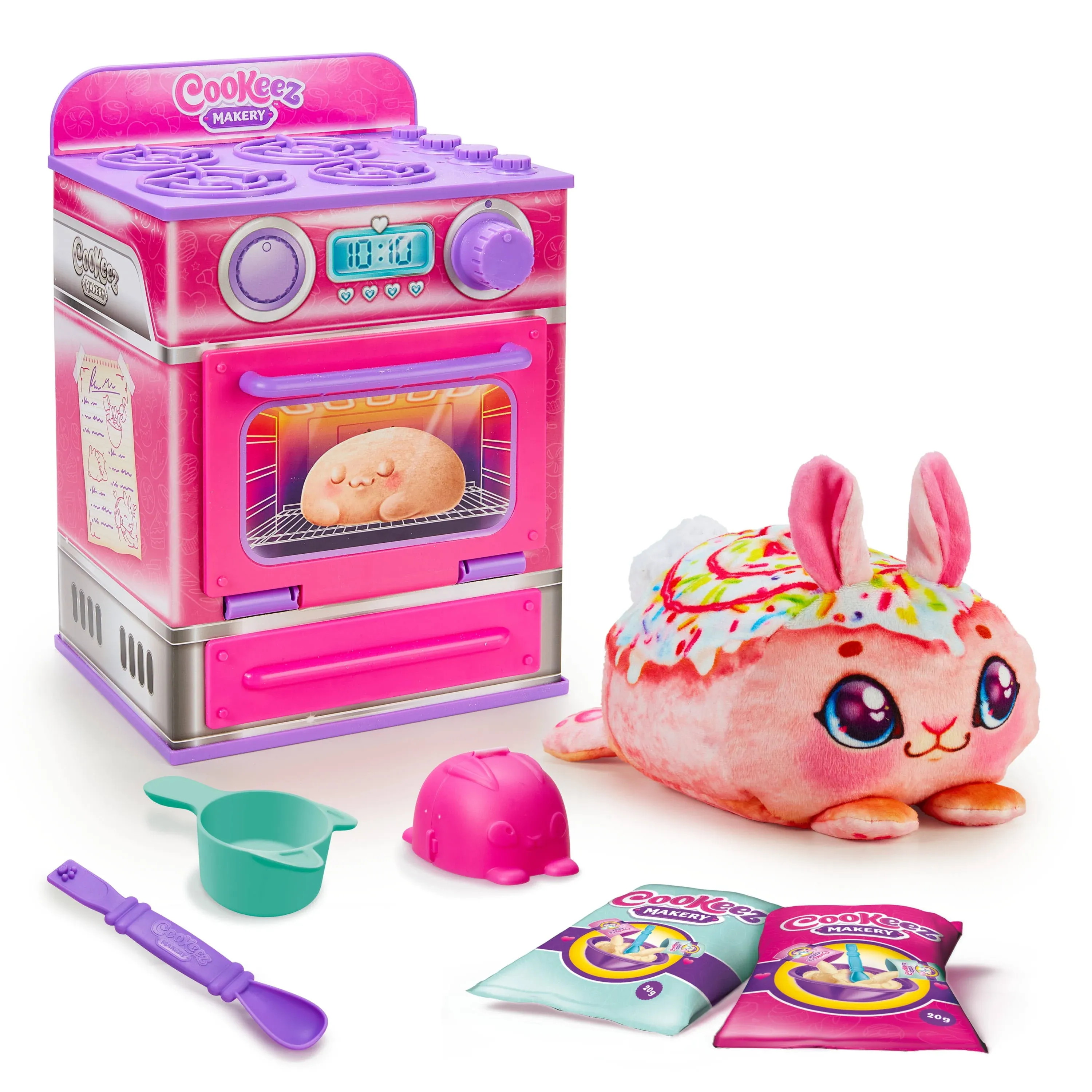 Cookeez Makery Cinnamon Treatz Scented Surprise Plush Pink Oven New - SHIPS NOW