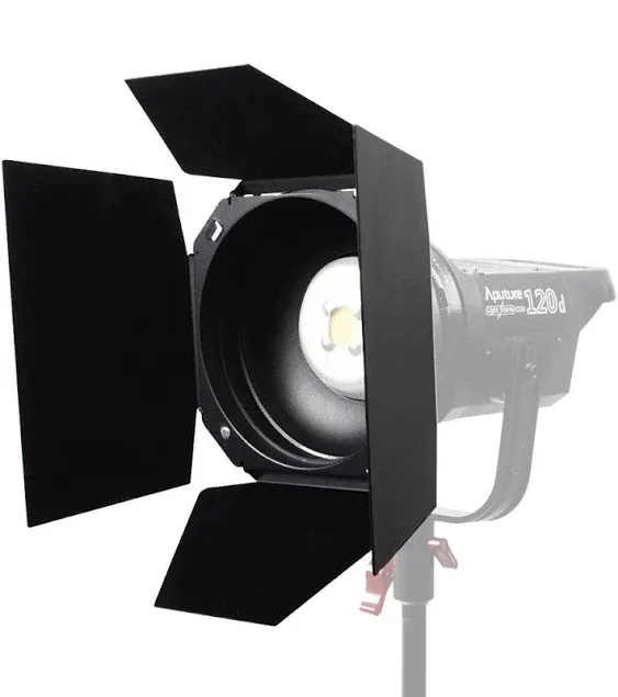 Aputure Barndoors, Grid, and Gel Holder for LS 120d/II and LS 300d/II LED Lights