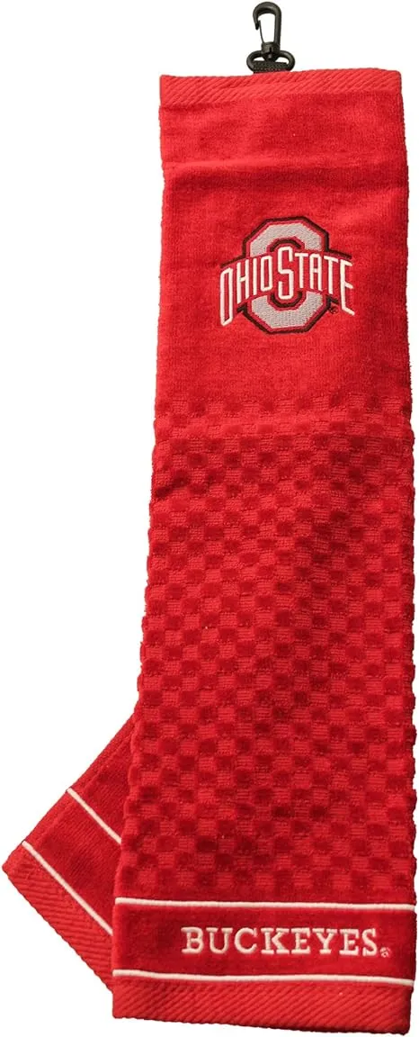 NCAA Ohio State Buckeyes Embroidered Golf Towel