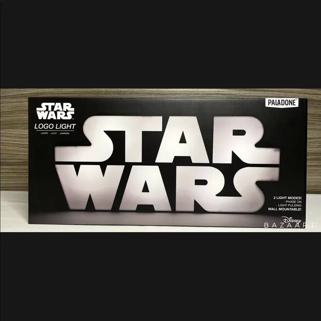 Paladone Star Wars Logo Light 2 Modes Wall Mountable New in Original Box