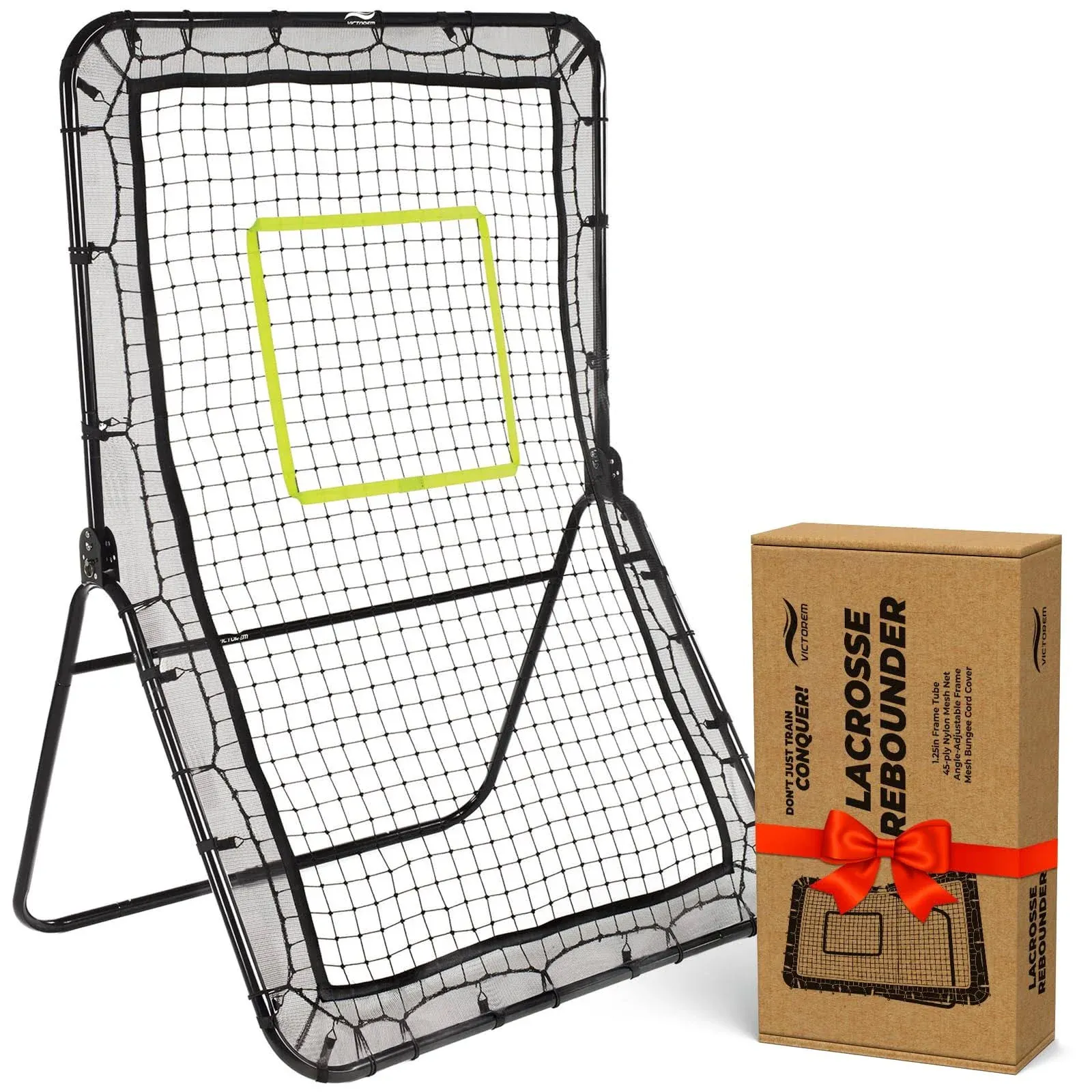 Victorem Lacrosse Rebounder for Backyard - 73x43 Inches Lacrosse Bounce Back ...