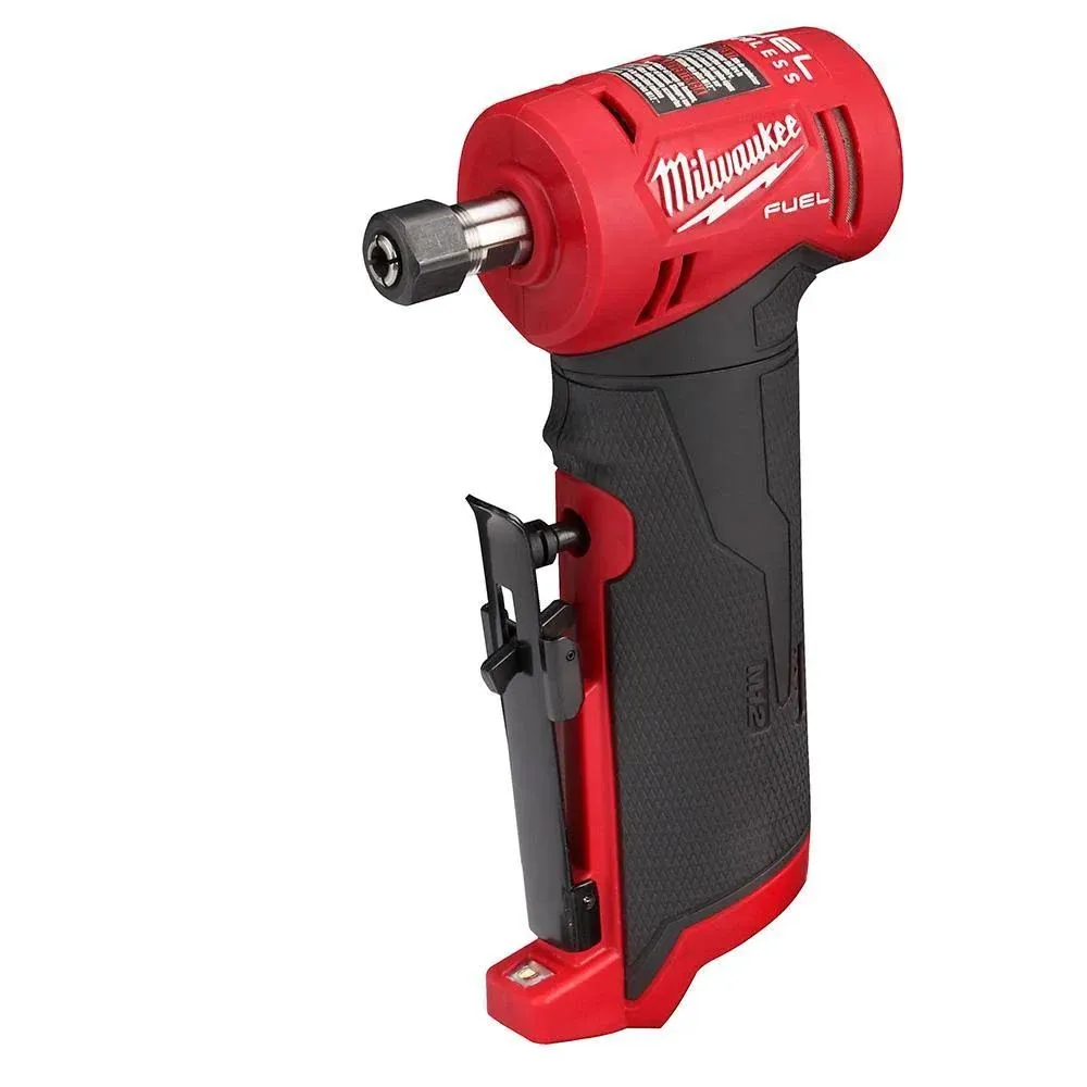 Milwaukee M12 Fuel 12V Lithium-Ion Brushless Cordless 1/4 in. Right Angle Die ...