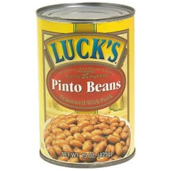 Luck's Beans, Pinto, 15-ounce (Pack of 6) by Luck's