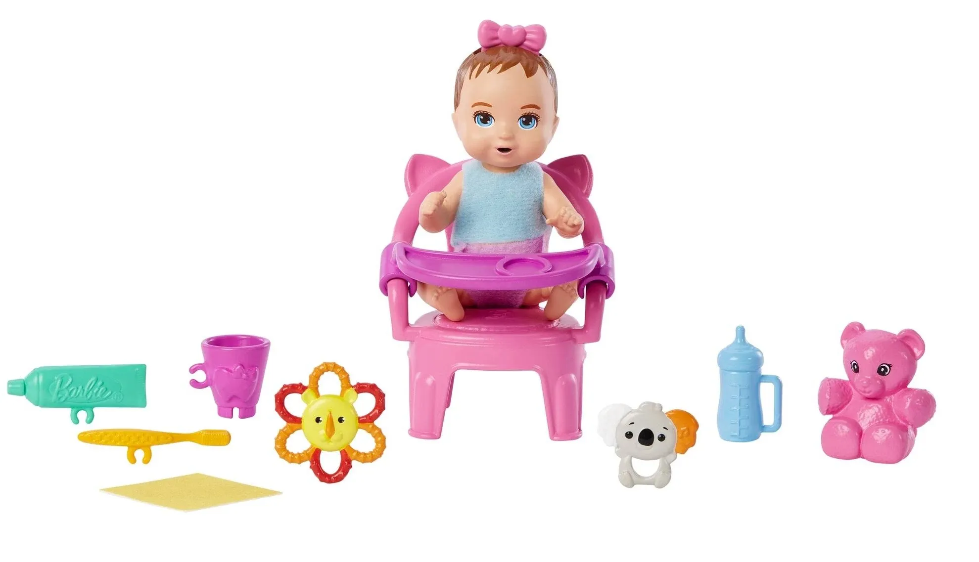 Barbie Skipper Babysitter Primeiro Dente Playset com Boneca e Acessórios, Multicolorido