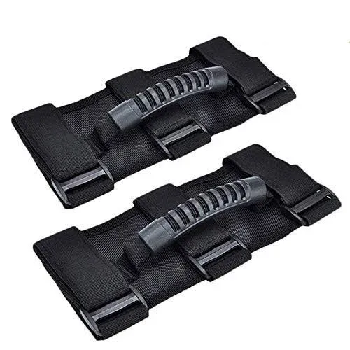 Moveland Grab Handle Set for Jeep Wrangler Roll Bars (2 Pack) Easy-to-Fit 3 ...