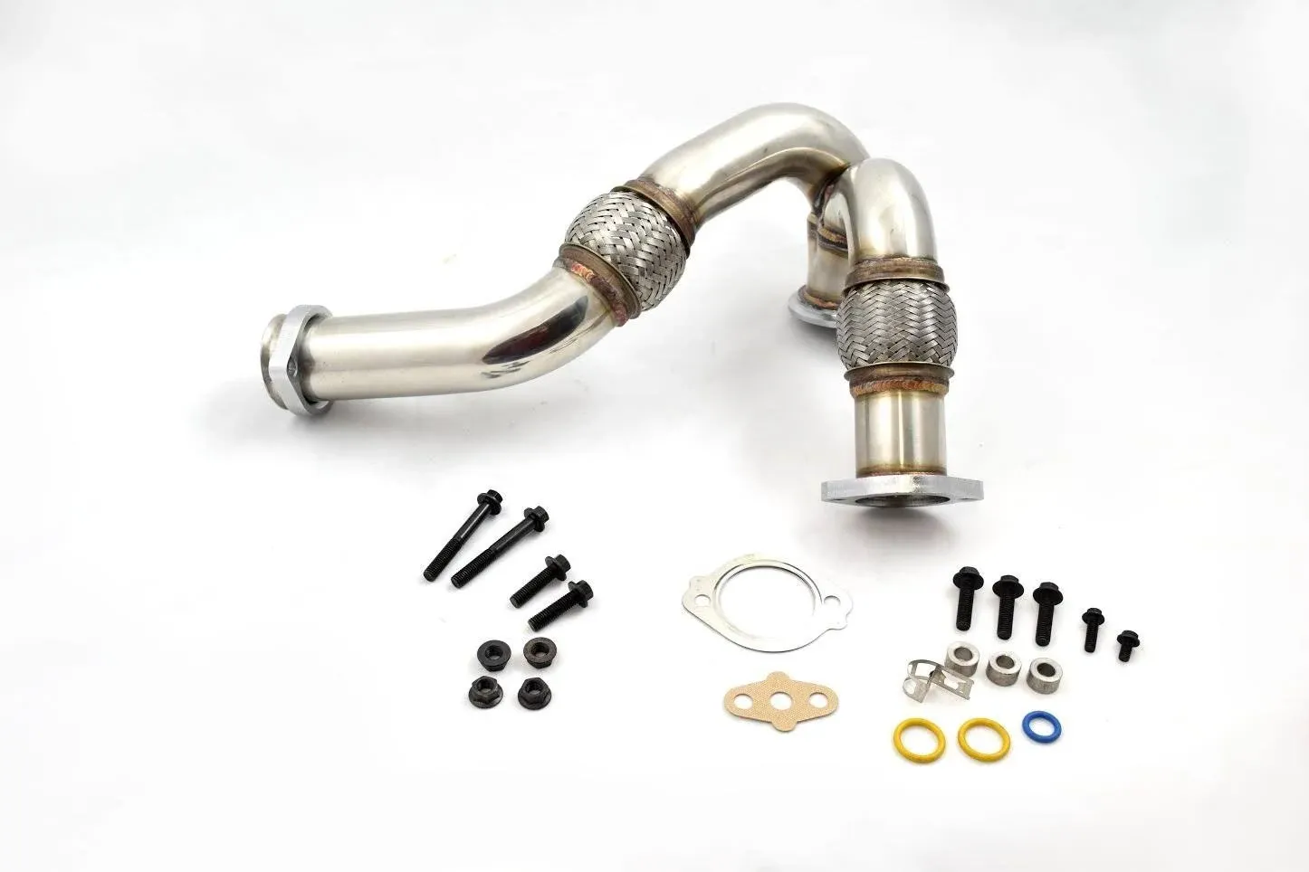 Rudy's DIESEL Heavy Duty Y-Pipe Up Pipe with Gasket and Turbo Install Kit 2003 ...