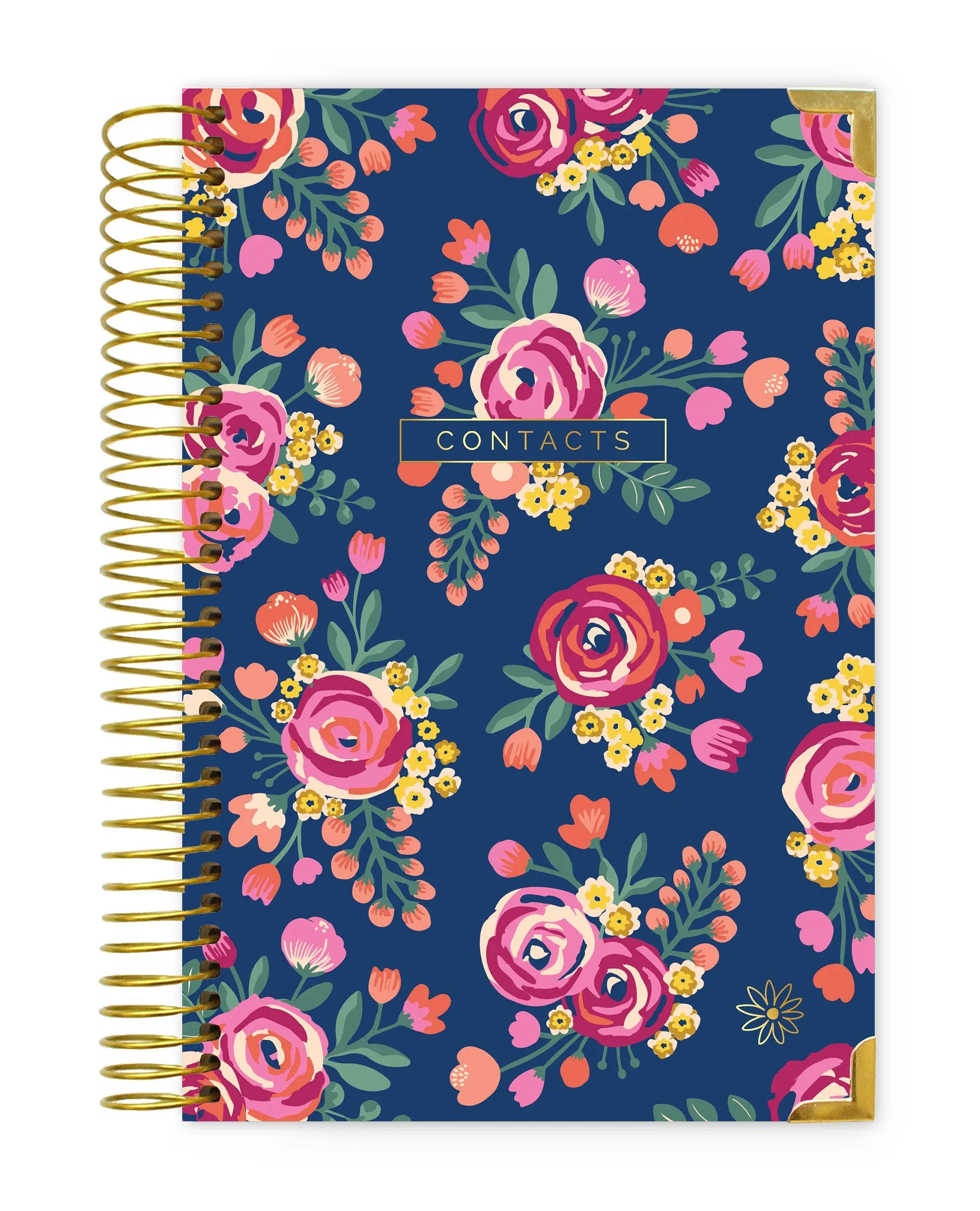 Contact & Address Book, Vintage Floral - Bloom Daily Planners