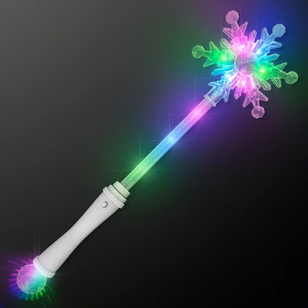 FlashingBlinkyLights Frozen Snowflake LED Winter Party Wand