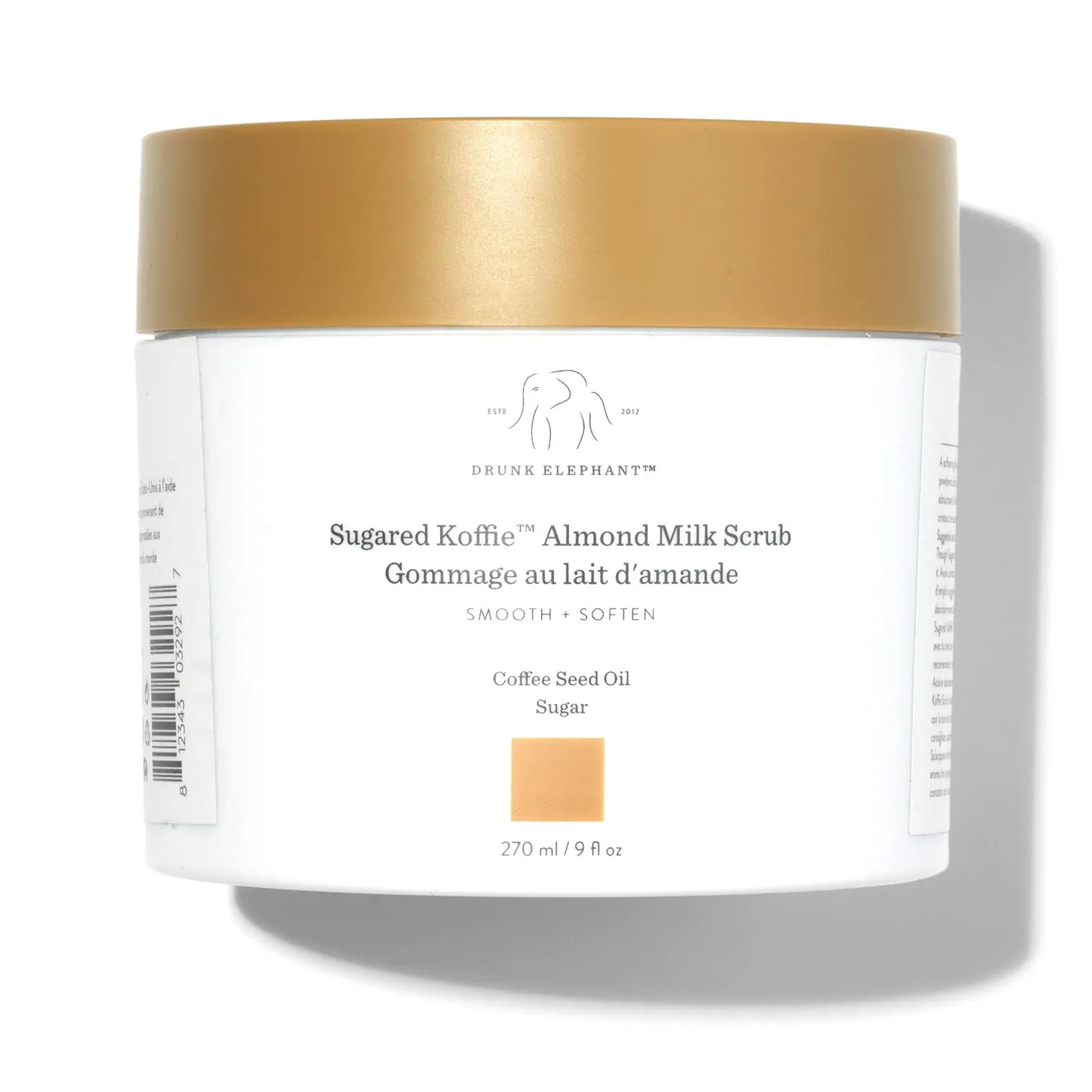 Drunk elephant Sugared Koffie Almond Milk Body Scrub