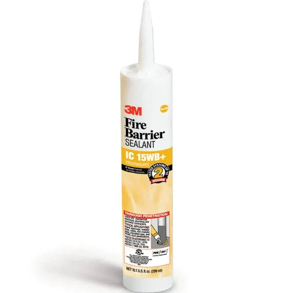 3M Fire Barrier Sealant IC 15WB+ 1.88-in to 1.88-in Dia x 11.25-in to 11.25-in H Firestop Caulk/Sealant