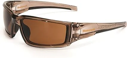 Honeywell Uvex S2969 Hypershock Safety Glasses - Smoke Brown Frame - Espresso ...