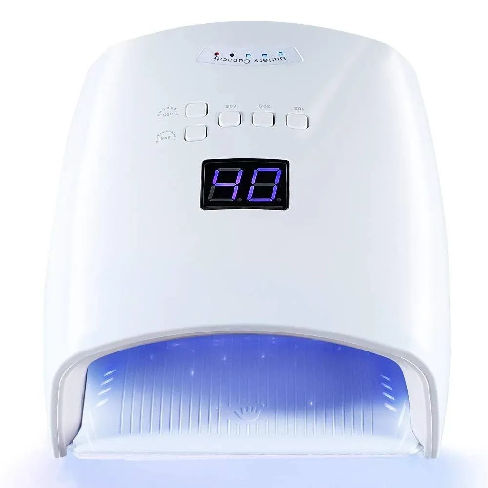 UV LED Nail Lamp UV Light for Nails Rechargeable UV Nail Lamp with Automatic ...