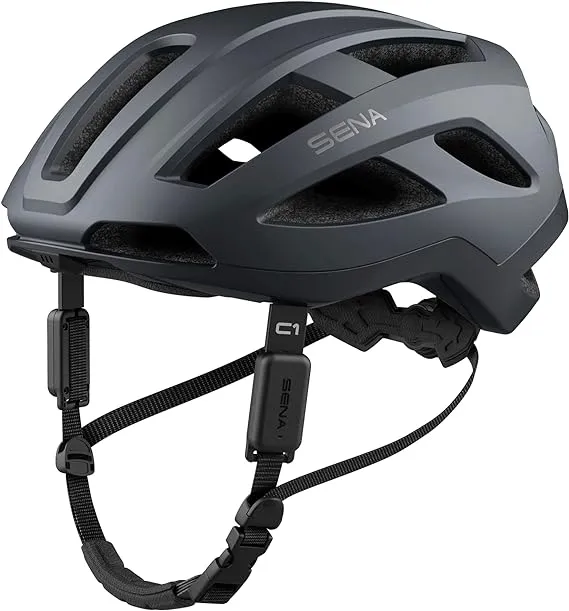 Helmet Cycling Sena C1 Bluetooth Matt Gray