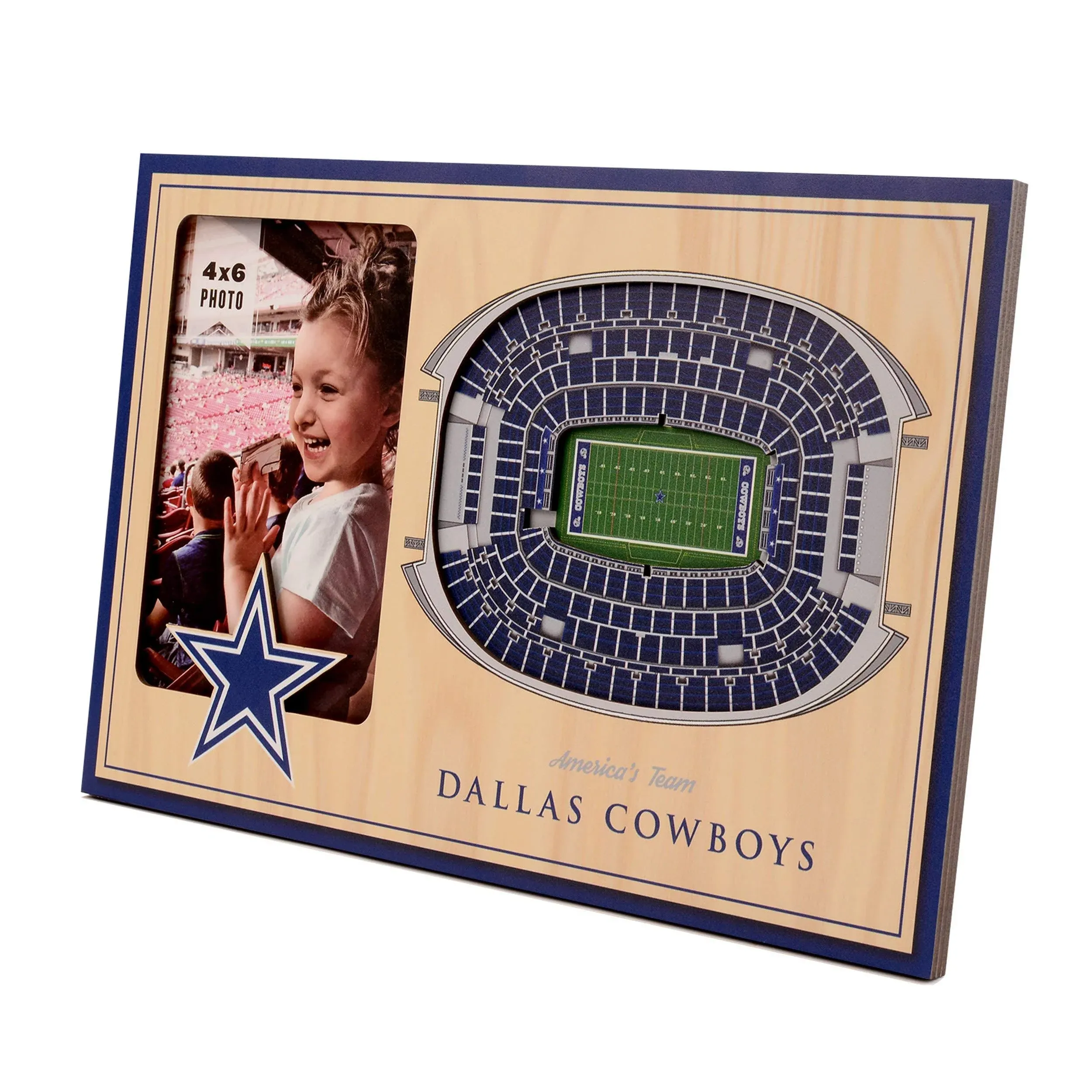 Dallas Cowboys 3D Stadium View Picture Frame