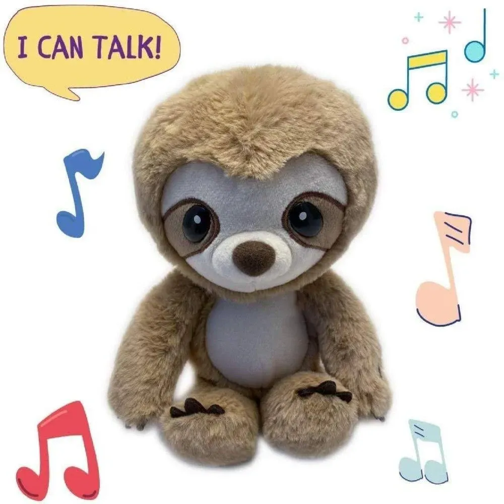 Mighty Mojo Talk Back Chipmunk Plush - Repeats What You Say Super Fast, Mimicry Electronic Record, Talk Back Toy for Kids, Perfect Early Learning Gift