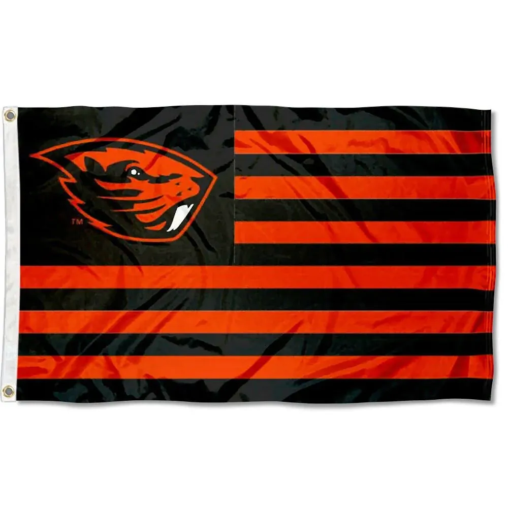 College Flags & Banners Co. Oregon State Beavers Stars and Stripes Nation Flag