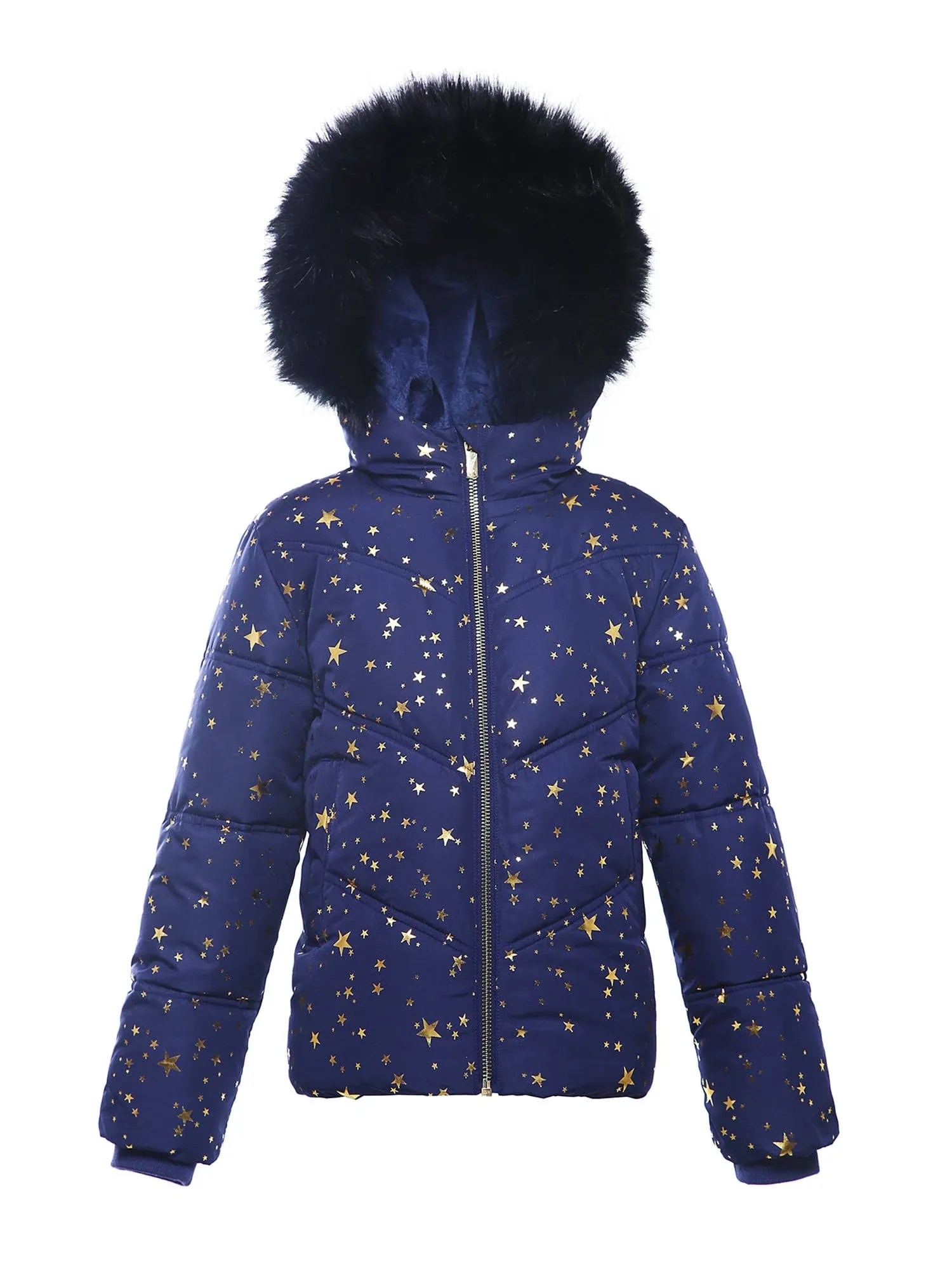 Girls' Heavyweight Puffer Jacket Bubble Coat | Rokka&Rolla S (6) / Astral Aura ...