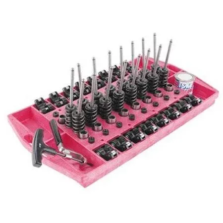 Lightweight Plastic Valvetrain Organizer Tray, Ideal for Keeping Valve Train Components Organized During Assembly/Disassembly, Perfect for Rocker Arms, Push Rods, Valve Springs Storage