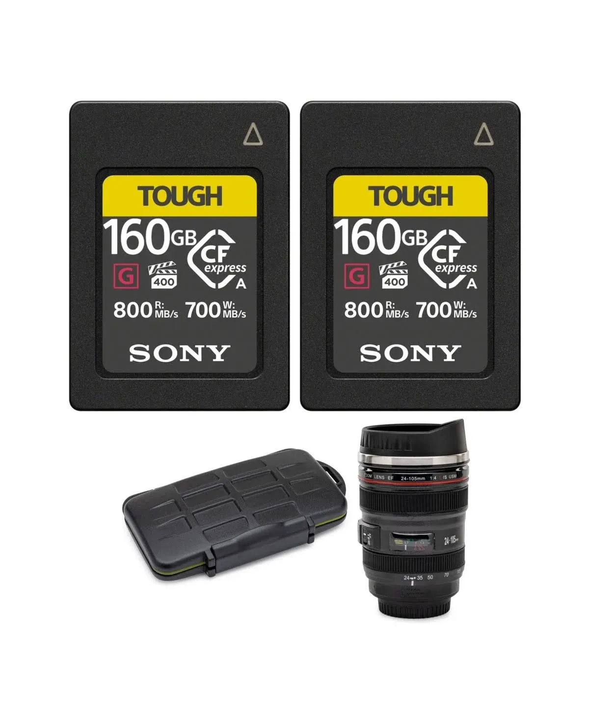 Sony 160GB CFexpress Type A Tough Series 2-Pack Bundle