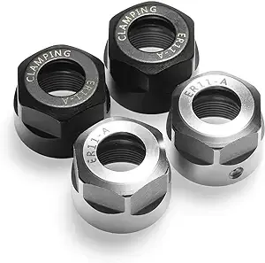 Genmitsu 4pcs ER11-A Collet Clamping Nut With Dynamic Balance Holes for CNC Milling Chuck Holder Lathe