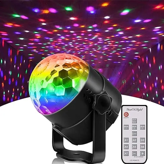 YouOKLight Disco Party Lights Sound Activated Strobe Light Stage Light with ...