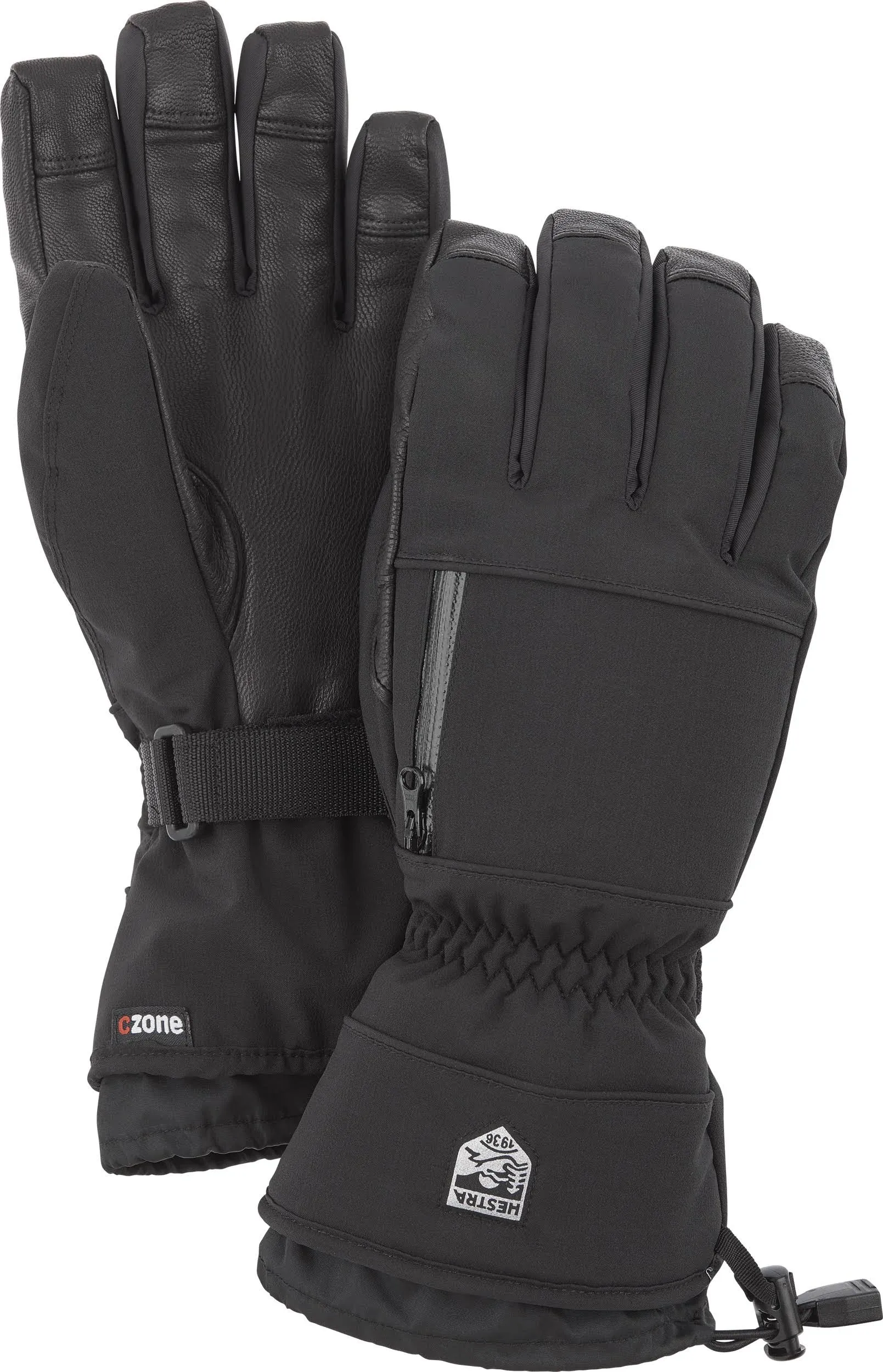 Hestra CZone Pointer Glove - Waterproof, Durable Glove for Skiing, Snowboarding, and Mountaineering