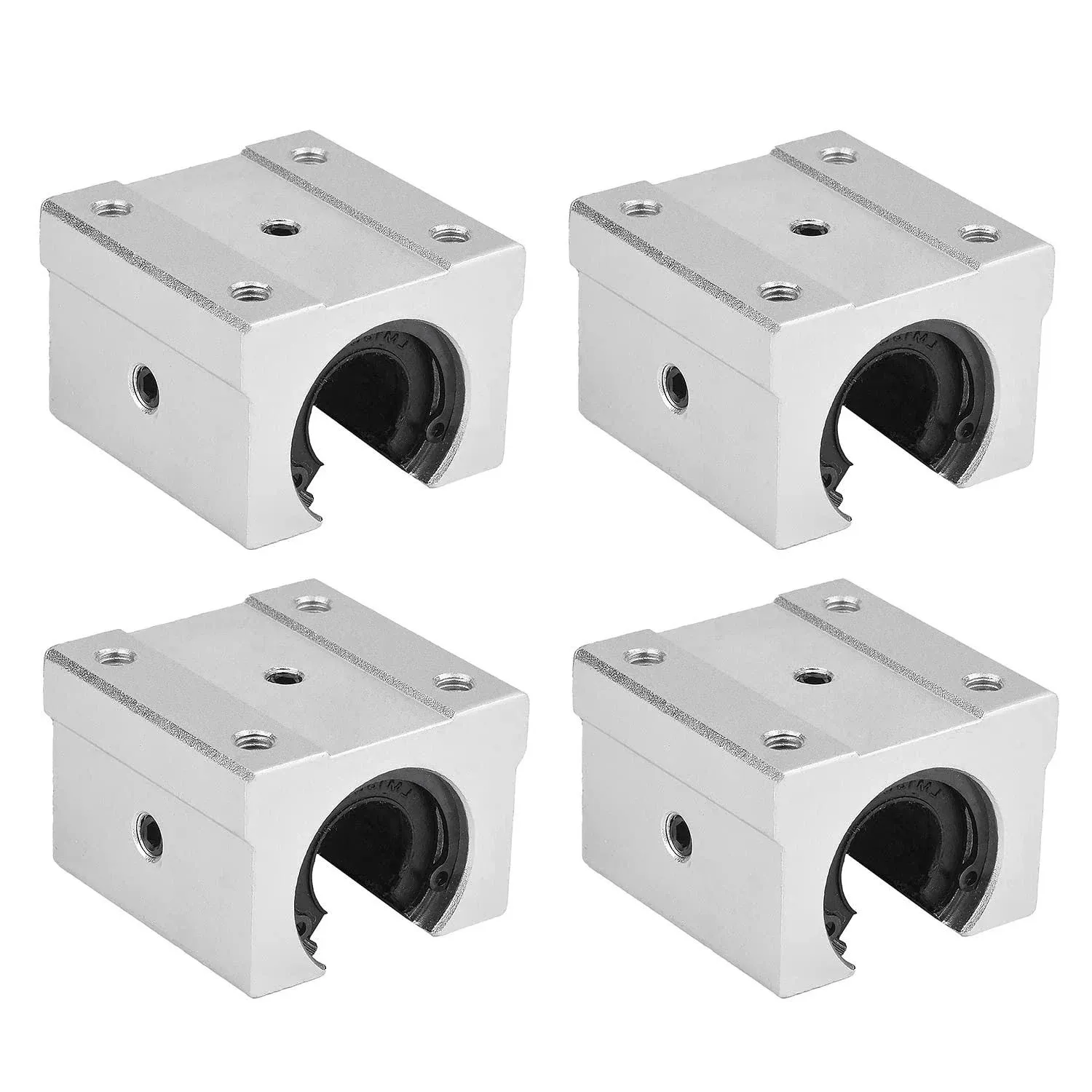 4 Pack SBR16UU Aluminum Slide Block4PCS 16mm Bearing Slide Block for 16mm SBR...