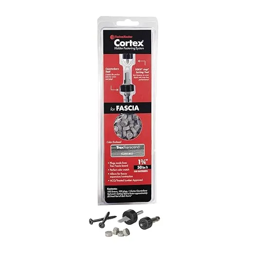 FastenMaster Cortex Fastening System for Trex Fascia - 50 LF - Universal White