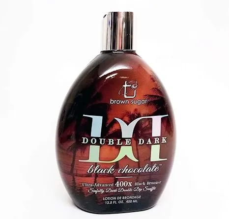 Brown Sugar Double Dark Black Chocolate Plateau-Bustin<wbr/>g Tanning Lotion Bronzer