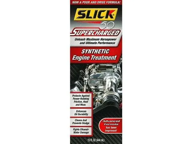 Slick 50 Supercharged Synthetic Engine Treatment - 15 oz