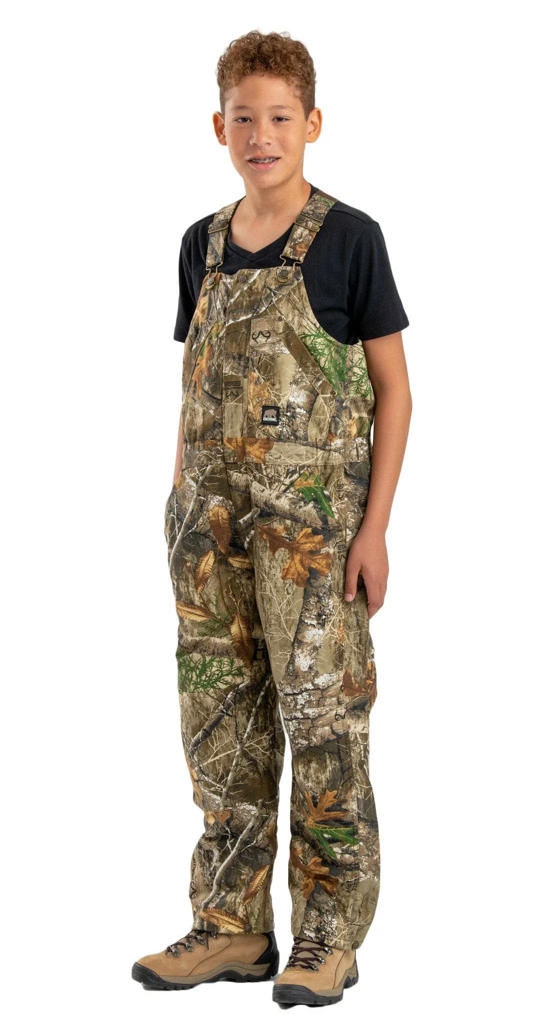 Youth Camouflage Insulated Duck Bib Overall